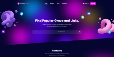 Clone TrendyGroup - Askme, Lyke, Whatsapp, Telegram Group Promoter and Directory